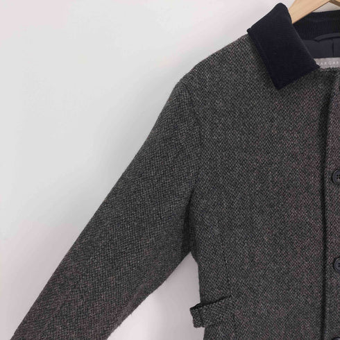 マーガレットハウエル MARGARET HOWELL コーデュロイ襟 サイドアジャスター チンストラップ ウール ハンティング ジャケット メンズ  L